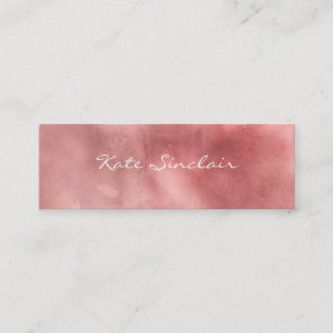 Elegante Minimalistische Moderne stilvolle Mini Mi Mini Visitenkarte