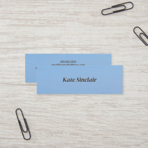 Elegante Minimalistische Moderne stilvolle Mini Mi Visitenkarte