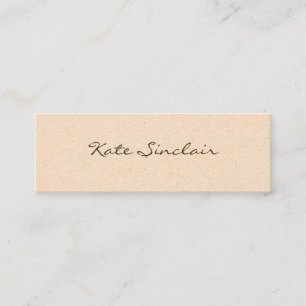 Elegante Minimalistische Moderne stilvolle Mini Mi Visitenkarte