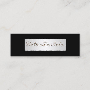 Elegante Minimalistische Moderne stilvolle Mini Mini Visitenkarte