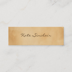 Elegante Minimalistische Moderne stilvolle Mini Mini Visitenkarte