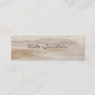 Elegante Minimalistische Moderne, stilvolle Mini Visitenkarte