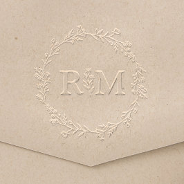 elegante minimalistische monogramm botanische Hoch