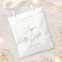 Elegante Minimalistische Namen Datum Skript Schwar