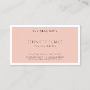 Elegante minimalistische professionelle moderne Vo Visitenkarte
