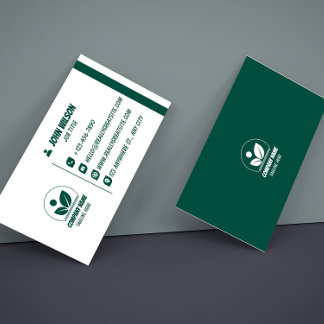 Elegante minimalistische professionelle Visitenkar Visitenkarte