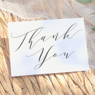 Elegante minimalistische Schrift Kalligrafie Danke