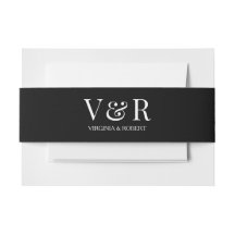 Elegante Minimalistische Schwarz-Weiß-Hochzeit