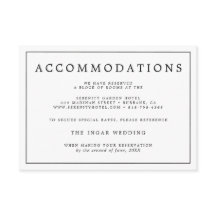 Elegante Minimalistische Schwarz-Weiß-Hochzeitsdet