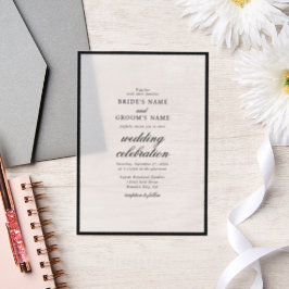 Elegante Minimalistische Schwarz-weiße Monogramm-H