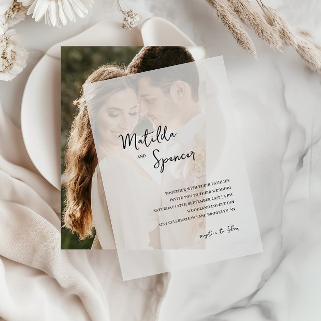 Elegante Minimalistische Script-Hochzeit (Von Creator hochgeladen)