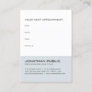 Elegante Minimalistische Terminkarte