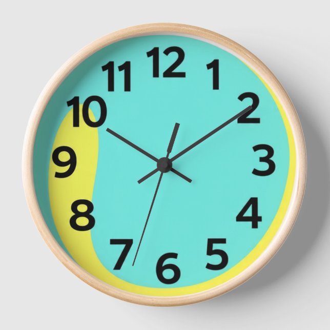 Elegante Minimalistische Uhr (Vorderseite)