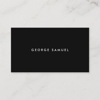 Elegante Minimalistische Unternehmensmarke Visitenkarte