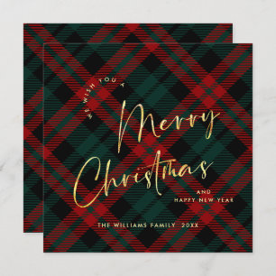 Elegante Minimalistische Weihnachten Moderne Gruß