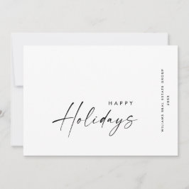 Elegante Minimalistische Weihnachtsgrüße Feiertagskarte