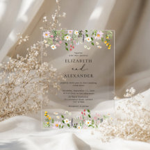 Elegante minimalistische Wildblumenhochzeit