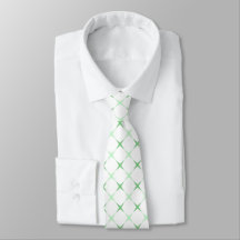 Elegante Minzgrüne Geometrische Stern-Halsbinde