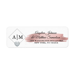 Elegante mit Monogramm