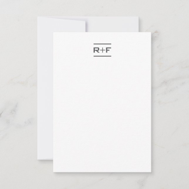 Elegante Mitteilungskarten (Vorderseite)