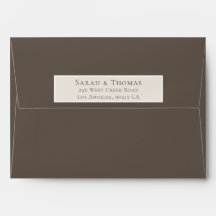 Elegante Mocha-Braune Hochzeit