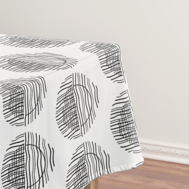 Elegante Mod Arch Lines Tischdecke (Beispiel)