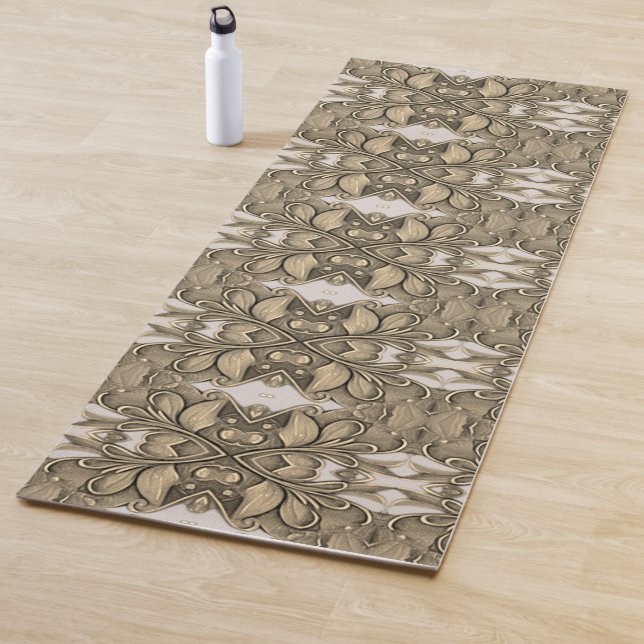 Elegante Modern Gold Decorative Yoga Mat Yogamatte (Beispiel)