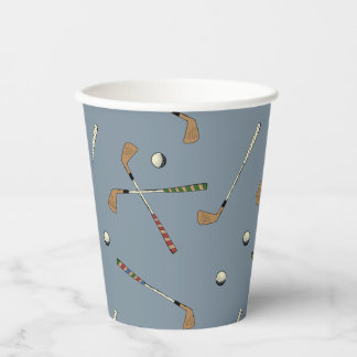 Elegante Modern Golf Golfer Pappbecher