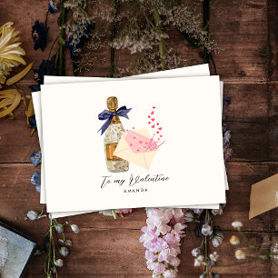 Elegante Modern Hearts Champagne Valentine Tageska Einladung