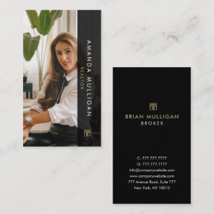 Elegante Modern Real Anwesen Agent Business Card Visitenkarte