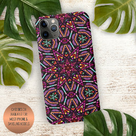 Elegante Moderne Abstrakte Bohemische Mandala iPhone 12 Hülle