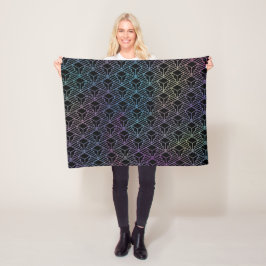 Elegante Moderne Abstrakte Farben Kunst, Dichtung  Fleecedecke