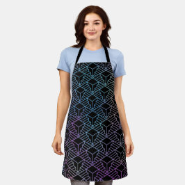 Elegante Moderne Abstrakte Farben Kunst, Dichtung  Schürze