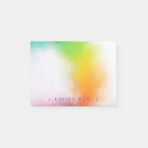 Elegante Moderne Abstrakte Kunst, Dichtung und Mus Post-it Klebezettel