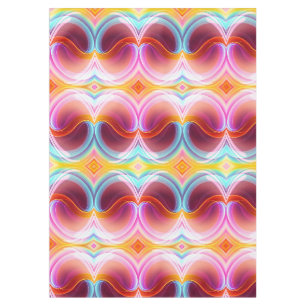 ELEGANTE MODERNE ABSTRAKTE PSYCHEDELIKKUNST TISCHDECKE