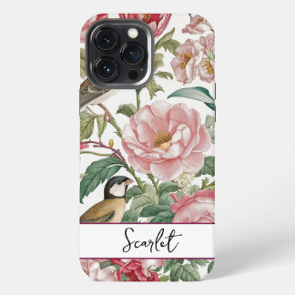 Elegante moderne Aquarell-Wildblumen iPhone 13 Pro Max Hülle