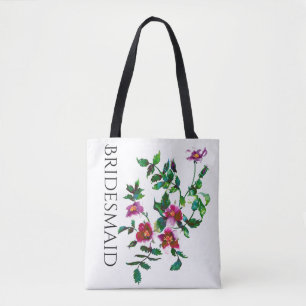 Elegante moderne Aquarellfarben, dunkelrosa Wildbl
