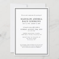 Elegante Moderne Beerdigung