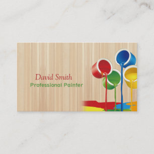 Elegante moderne Berufliche Malerei Visitenkarte