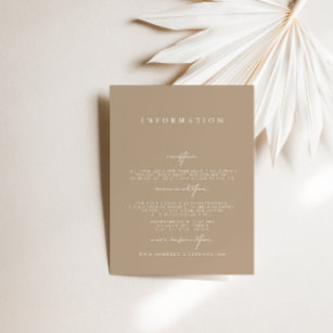 Elegante moderne, blassgedeckte Hochzeitskarten Einladung