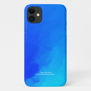 Elegante moderne blaue personalisierte Vorlage Case-Mate iPhone Hülle