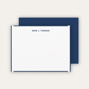Elegante moderne bordeauxblaue Umrandung Mitteilungskarte
