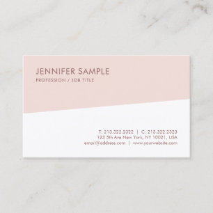 Elegante moderne einfache berufliche Schablone Visitenkarte