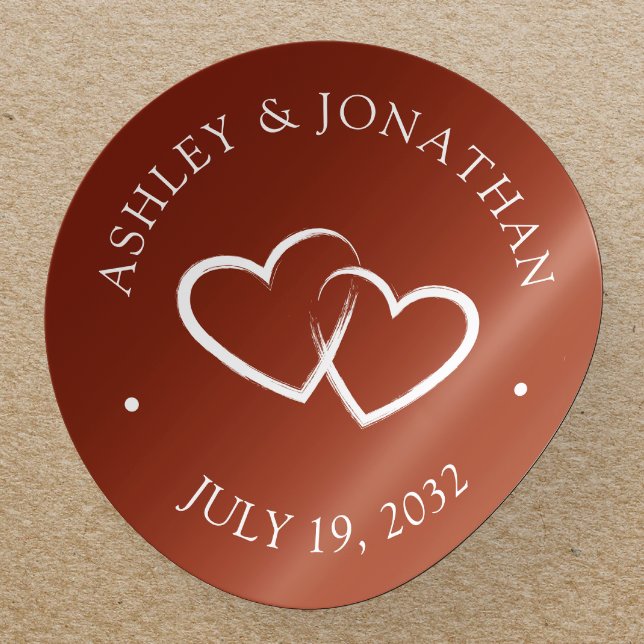 Elegante moderne, einfache Elemente Runder Aufkleber (Von Creator hochgeladen)