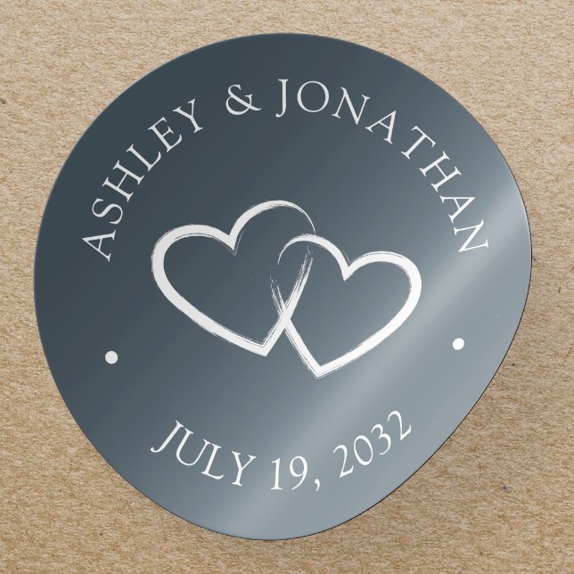 Elegante moderne, einfache Elemente Runder Aufkleber (Von Creator hochgeladen)