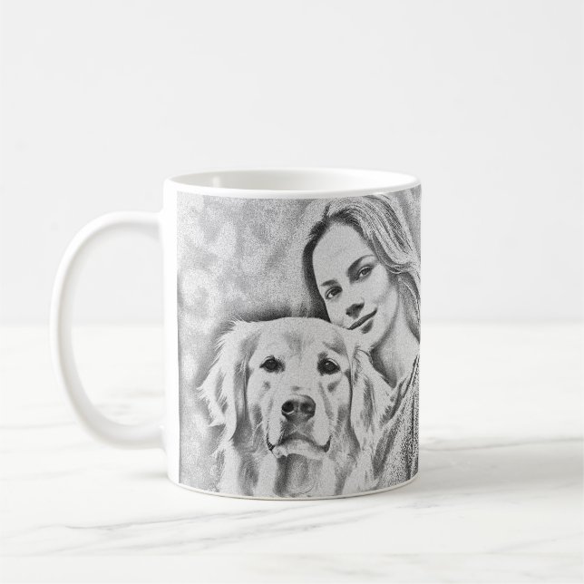 Elegante moderne, einfache und benutzerfreundliche kaffeetasse (Links)