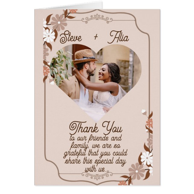 elegante, moderne Einladungskarte (Vorne)