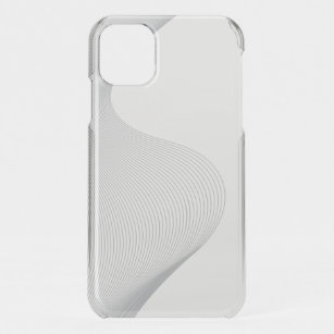 Elegante, moderne, futuristische Wellenabstraktion iPhone 11 Hülle