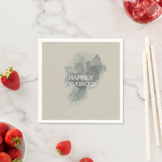 Elegante moderne glücklich geschiedene Party-Servi Serviette
