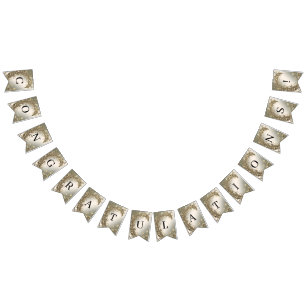 Elegante moderne Gold Decorative Jagdflagge Wimpelkette